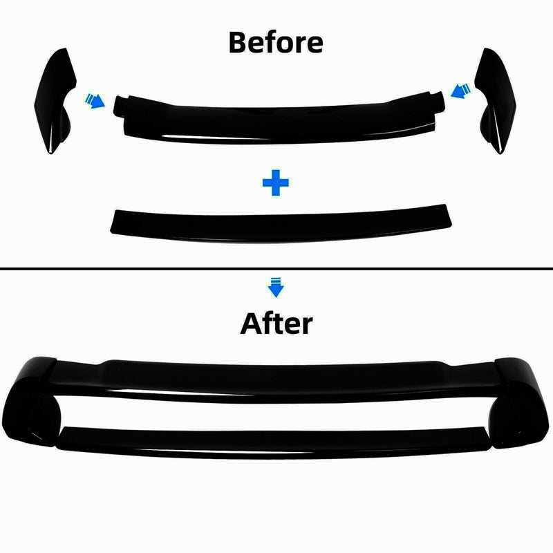 DURAFORCE Gloss Blk Painted Rear Trunk Spoiler Wing JDM Mugen Style For Honda Civic 06-11