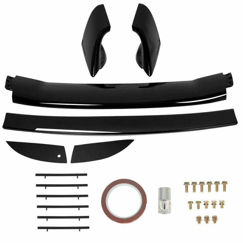 DURAFORCE Gloss Blk Painted Rear Trunk Spoiler Wing JDM Mugen Style For Honda Civic 06-11