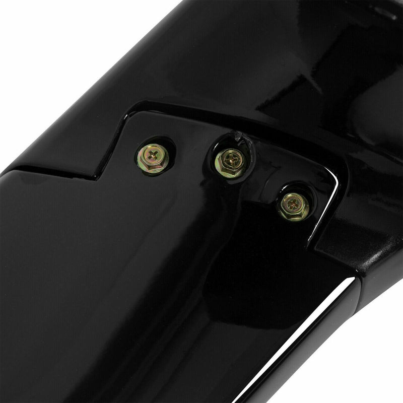 DURAFORCE Gloss Blk Painted Rear Trunk Spoiler Wing JDM Mugen Style For Honda Civic 06-11