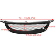 DURAFORCE GLOSS BLACK BUMPER GRILL MESH GRILLE FOR TOYOTA COROLLA 2003-2007 2004 2005 2006