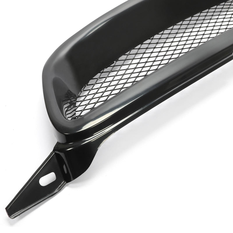 DURAFORCE GLOSS BLACK BUMPER GRILL MESH GRILLE FOR TOYOTA COROLLA 2003-2007 2004 2005 2006