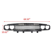 DURAFORCE Fit For Dodge Challenger 2008-2014 Front Bumper Upper Grille Grill Trim Molding