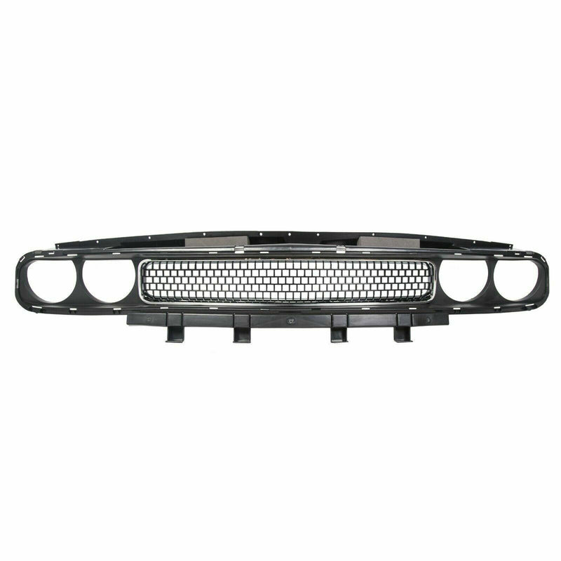 DURAFORCE Fit For Dodge Challenger 2008-2014 Front Bumper Upper Grille Grill Trim Molding