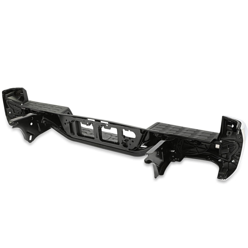 DURAFORCE Chrome Rear Step Bumper For Toyota Tacoma 2016-2023 With Parking Aid Sensor Hole