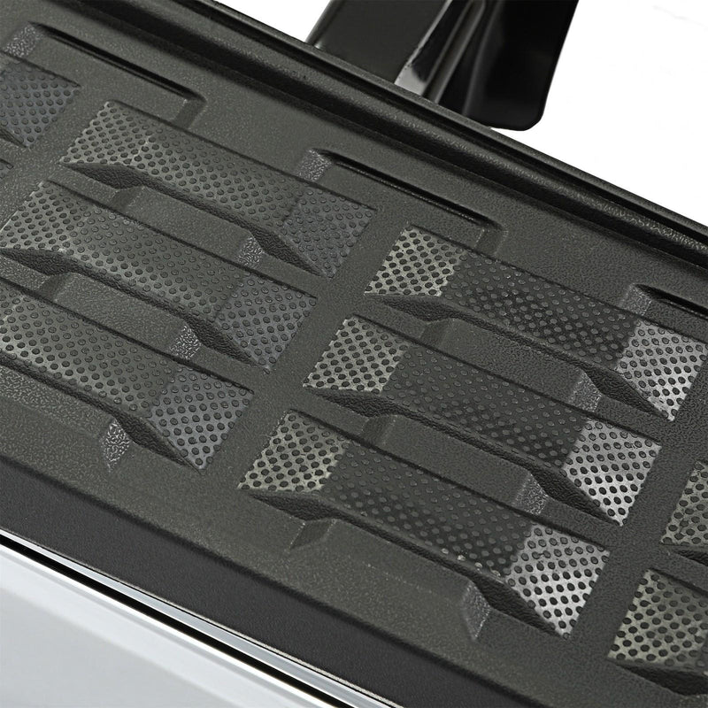 DURAFORCE Chrome Rear Step Bumper For Toyota Tacoma 2016-2023 With Parking Aid Sensor Hole