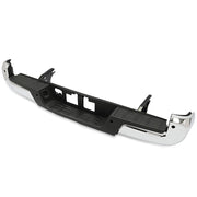 DURAFORCE Chrome Rear Step Bumper For Toyota Tacoma 2016-2023 With Parking Aid Sensor Hole