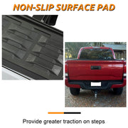 DURAFORCE Chrome Rear Step Bumper For Toyota Tacoma 2016-2023 With Parking Aid Sensor Hole