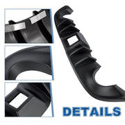 DURAFORCE For Nissan 370Z 2009-2020 Matte Black Rear Bumper Lip Lower Valance Diffuser ABS