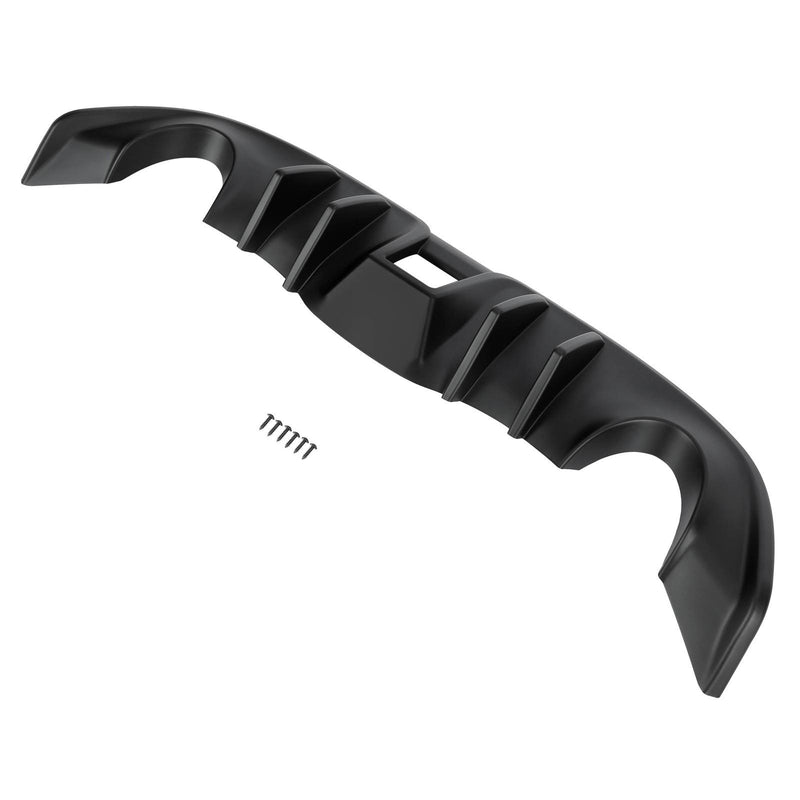 DURAFORCE For Nissan 370Z 2009-2020 Matte Black Rear Bumper Lip Lower Valance Diffuser ABS