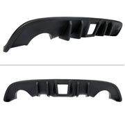 DURAFORCE For Nissan 370Z 2009-2020 Matte Black Rear Bumper Lip Lower Valance Diffuser ABS