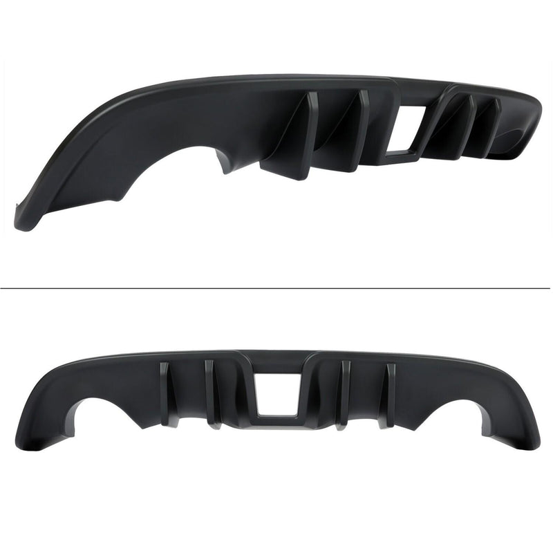 DURAFORCE For Nissan 370Z 2009-2020 Matte Black Rear Bumper Lip Lower Valance Diffuser ABS