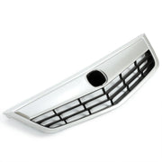 DURAFORCE For Acura TSX 2011 2012 2013 2014 Front Bumper Upper Grille Grill w/Silvery Trim