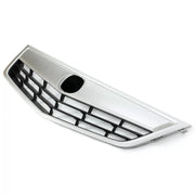 DURAFORCE For Acura TSX 2011 2012 2013 2014 Front Bumper Upper Grille Grill w/Silvery Trim