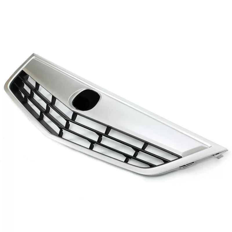 DURAFORCE For Acura TSX 2011 2012 2013 2014 Front Bumper Upper Grille Grill w/Silvery Trim