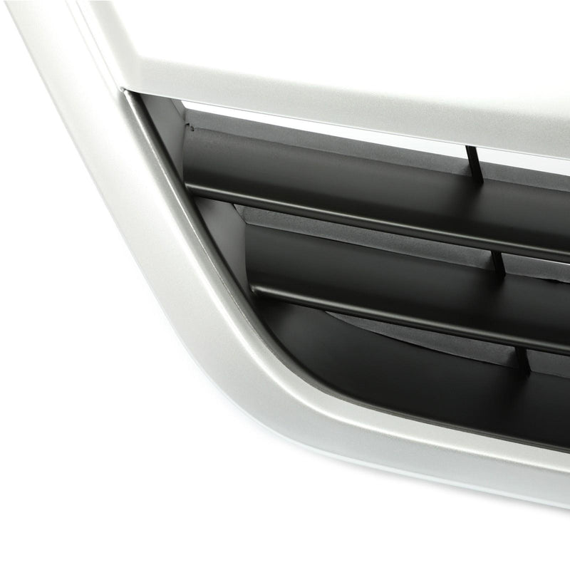 DURAFORCE For Acura TSX 2011 2012 2013 2014 Front Bumper Upper Grille Grill w/Silvery Trim