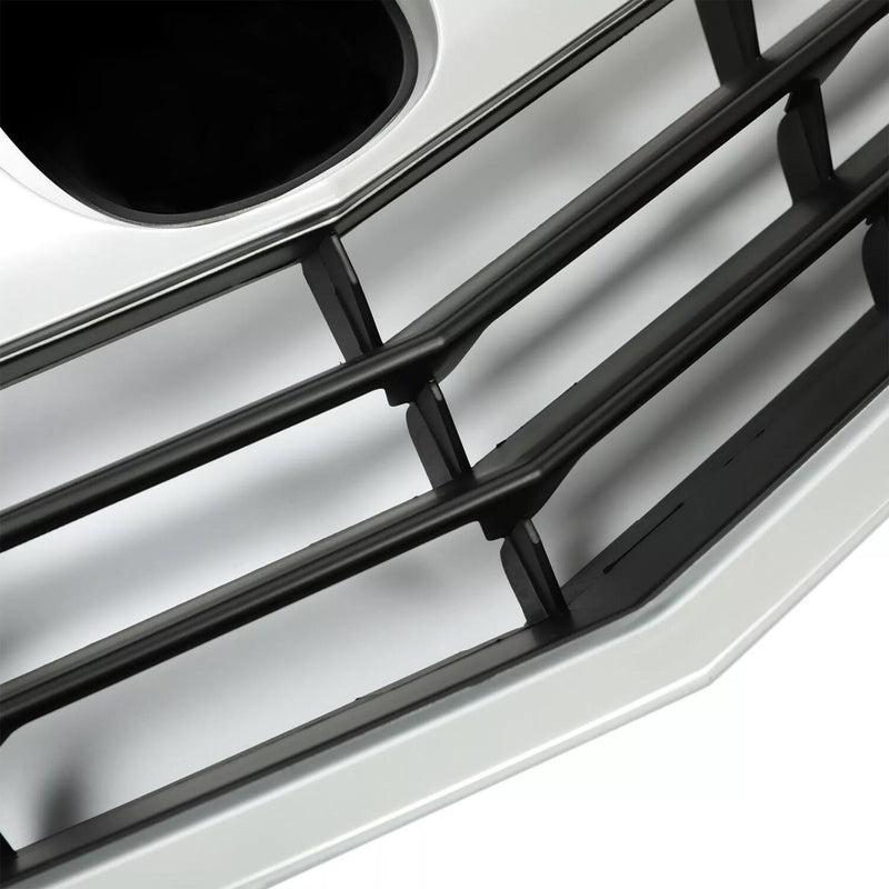 DURAFORCE For Acura TSX 2011 2012 2013 2014 Front Bumper Upper Grille Grill w/Silvery Trim
