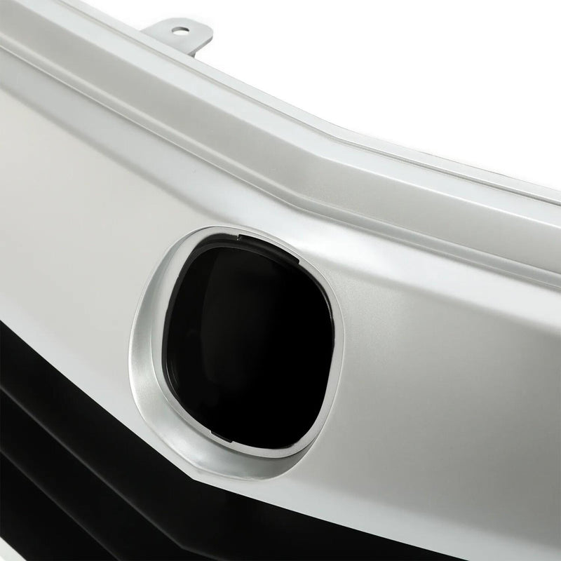 DURAFORCE For Acura TSX 2011 2012 2013 2014 Front Bumper Upper Grille Grill w/Silvery Trim