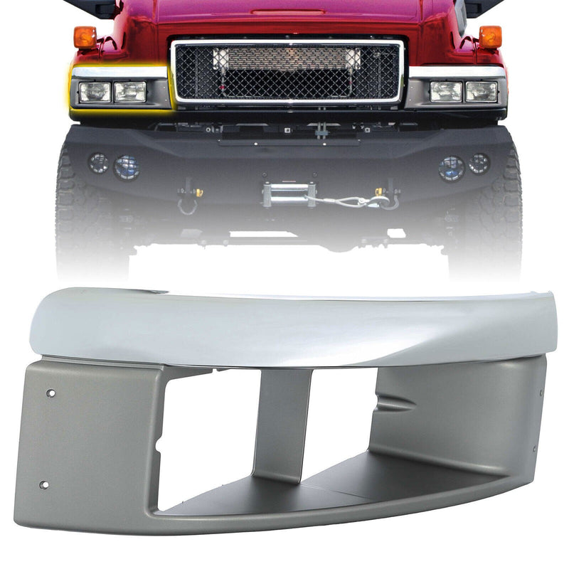 DURAFORCE Headlight Trim Bezel For GMC Topkick Chevrolet Kodiak 2004-2009 Right # 15036038