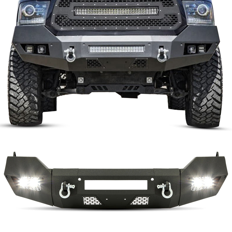 DURAFORCE For Ram 2/4WD 1500 Classic 13-2023 20 Heavy Duty Front Bumper W/D-Ring Fog Light