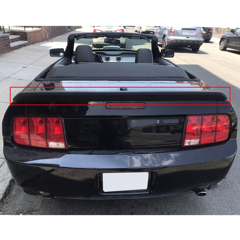 DURAFORCE Fits For Ford Mustang 05-09 GT500 Duck Tail Style Rear Trunk Spoiler Wing Black
