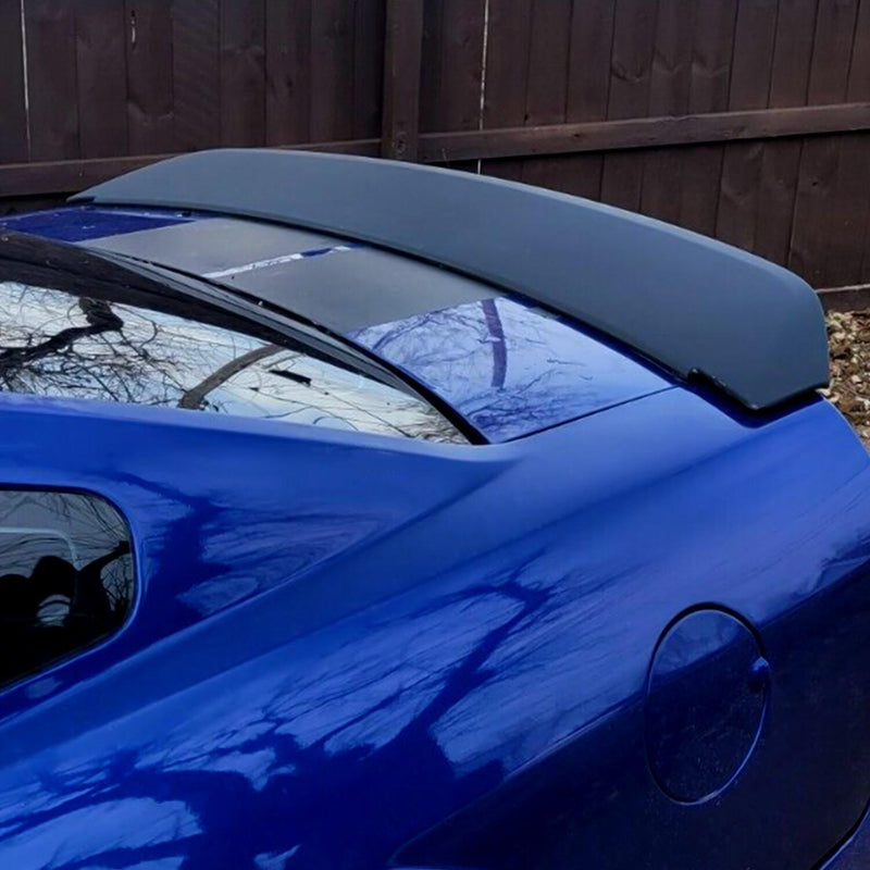 DURAFORCE Fits For Ford Mustang 05-09 GT500 Duck Tail Style Rear Trunk Spoiler Wing Black