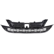 DURAFORCE Front Hood Bumper Upper Grill Mesh Grille Chrome For Honda CRV CR-V 2010-2011