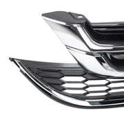 DURAFORCE Front Hood Bumper Upper Grill Mesh Grille Chrome For Honda CRV CR-V 2010-2011