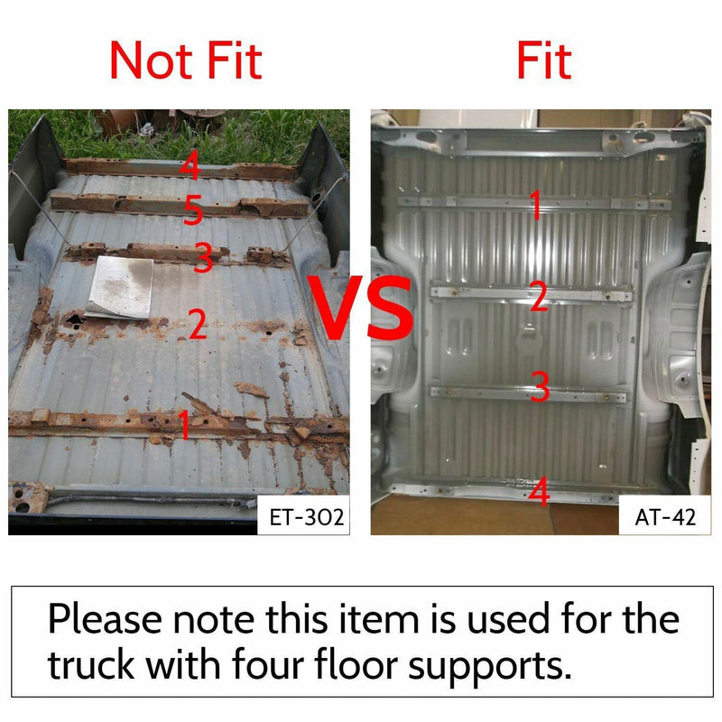 DURAFORCE Bed Truck Floor Support Crossmember For 99-18 Ford Super Duty F250 F350