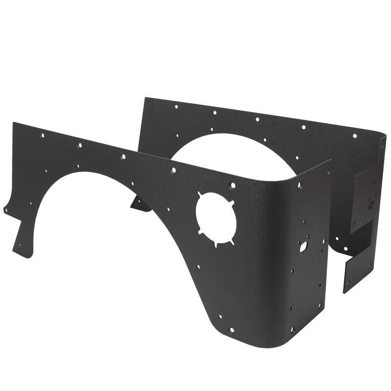 DURAFORCE For Jeep Wrangler TJ 97-06 51-0043 Rear Corner Rocker Guards Body Armor Textured