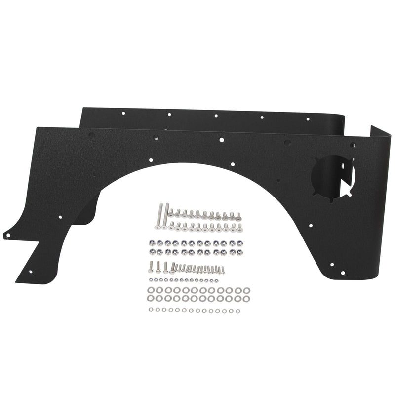 DURAFORCE For Jeep Wrangler TJ 97-06 51-0043 Rear Corner Rocker Guards Body Armor Textured