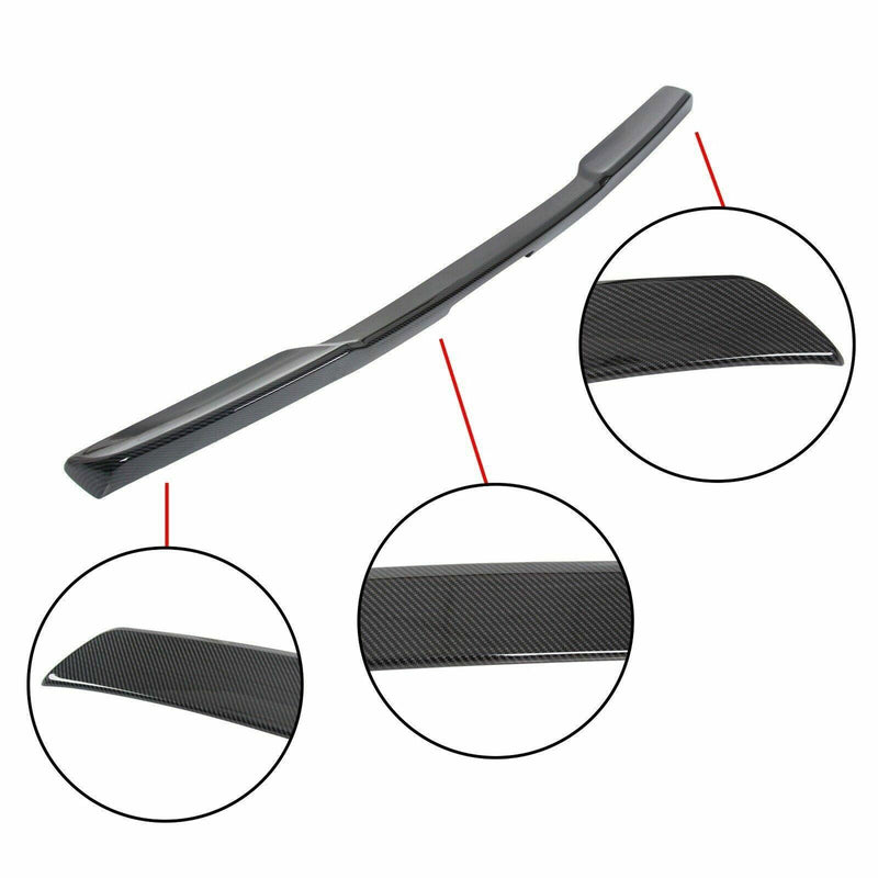 DURAFORCE For 05-2013 Corvette C6 | ZR1 Extended Style Carbon Look Rear Trunk Wing Spoiler