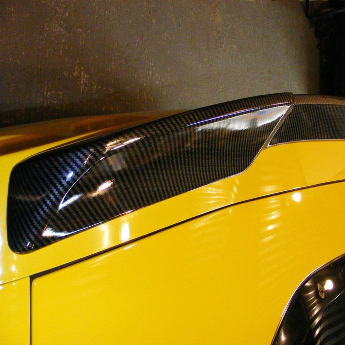 DURAFORCE For 05-2013 Corvette C6 | ZR1 Extended Style Carbon Look Rear Trunk Wing Spoiler