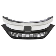 DURAFORCE For Honda HR-V HRV 2019-2022 2021 Front Bumper Upper Grille Grill Black + Chrome