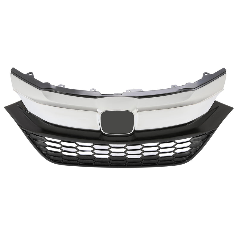 DURAFORCE For Honda HR-V HRV 2019-2022 2021 Front Bumper Upper Grille Grill Black + Chrome