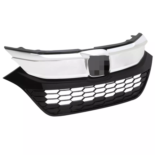 DURAFORCE For Honda HR-V HRV 2019-2022 2021 Front Bumper Upper Grille Grill Black + Chrome