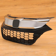 DURAFORCE For Honda HR-V HRV 2019-2022 2021 Front Bumper Upper Grille Grill Black + Chrome