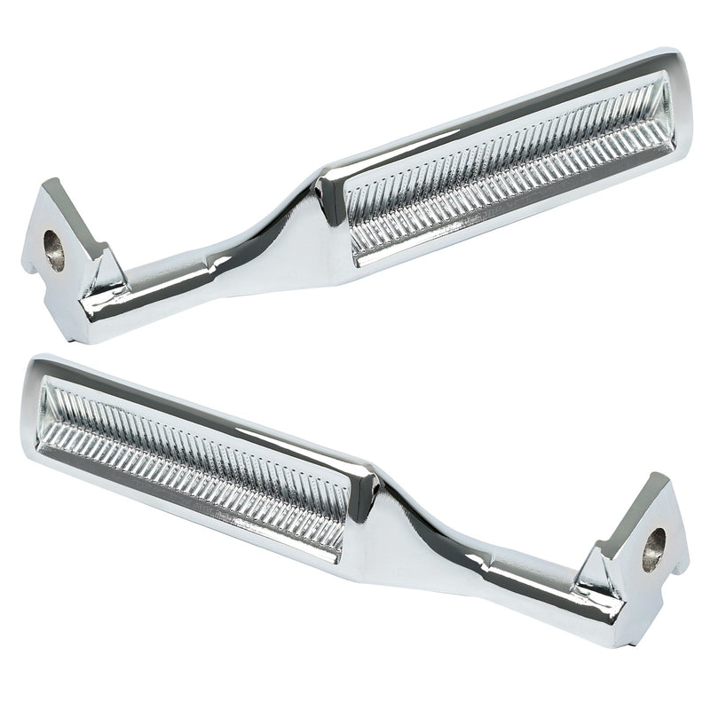 DURAFORCE Silver Metal Inside Door Handles LH RH For Ford F150 F250 F350 Bronco 87-96