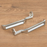 DURAFORCE Silver Metal Inside Door Handles LH RH For Ford F150 F250 F350 Bronco 87-96