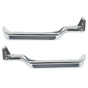 DURAFORCE Silver Metal Inside Door Handles LH RH For Ford F150 F250 F350 Bronco 87-96