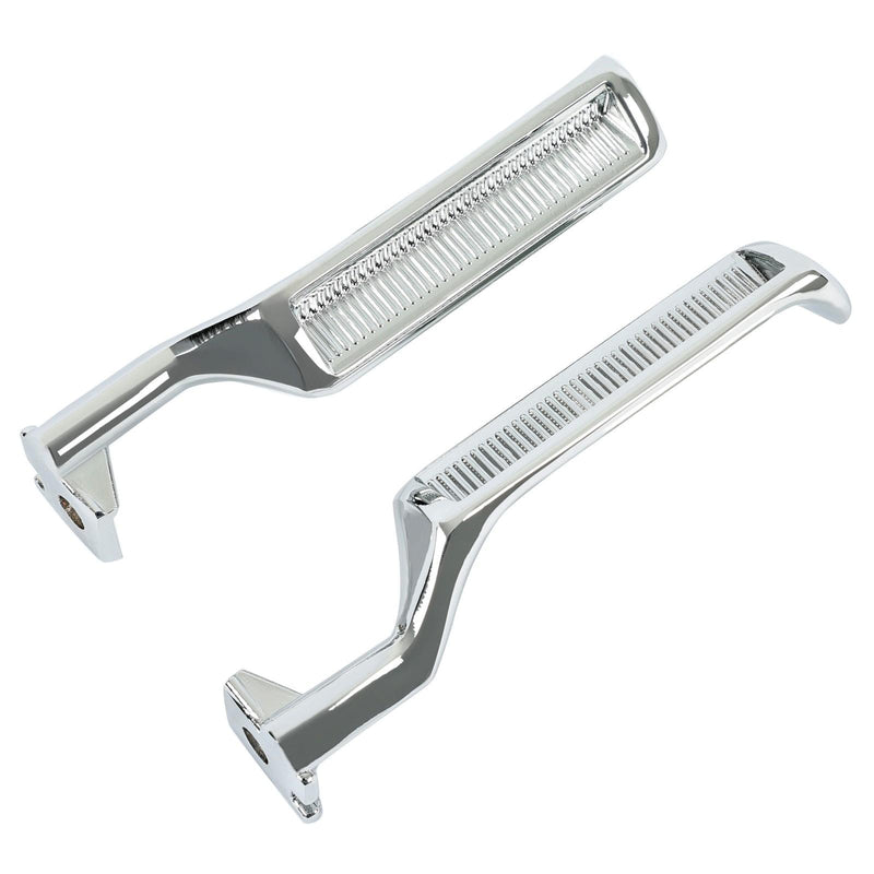 DURAFORCE Silver Metal Inside Door Handles LH RH For Ford F150 F250 F350 Bronco 87-96