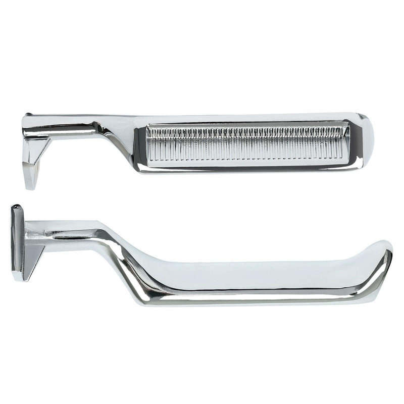 DURAFORCE Silver Metal Inside Door Handles LH RH For Ford F150 F250 F350 Bronco 87-96