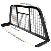 DURAFORCE Extendable Steel Headache Rack Universal design Fit full-size pickup truck