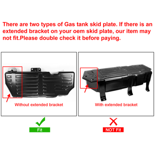 DURAFORCE Gas Tank Skid Plate Fuel Tank For Jeep Grand Cherokee 05-10 / Commander 06 08 09