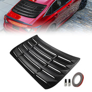 DURAFORCE For Honda Civic Sedan 16-21 4-Door Rear ABS Black Window Louver Sun Shade Cover