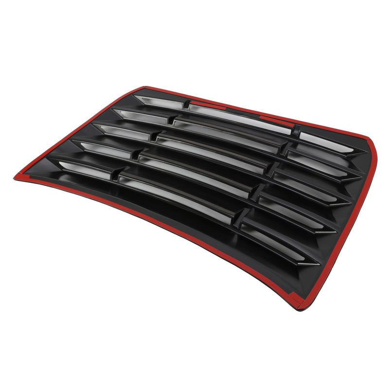 DURAFORCE For Honda Civic Sedan 16-21 4-Door Rear ABS Black Window Louver Sun Shade Cover