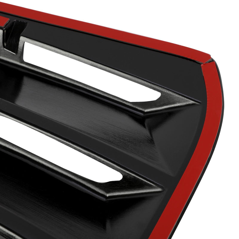 DURAFORCE For Honda Civic Sedan 16-21 4-Door Rear ABS Black Window Louver Sun Shade Cover