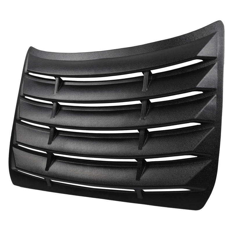 DURAFORCE For Honda Civic Sedan 16-21 4-Door Rear ABS Black Window Louver Sun Shade Cover