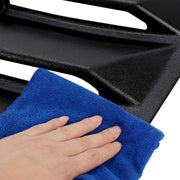 DURAFORCE For Honda Civic Sedan 16-21 4-Door Rear ABS Black Window Louver Sun Shade Cover