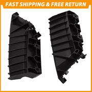 DURAFORCE Black Front Bumper Stiffener Bracket Left &Right For Infiniti Q50 2014-2022 2018