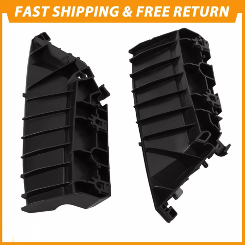 DURAFORCE Black Front Bumper Stiffener Bracket Left &Right For Infiniti Q50 2014-2022 2018